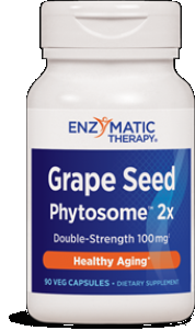Grape Seed Phytosome 2X (90 veg caps)* Enzymatic Therapy